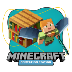 Minecraft Education - КИБЕРшкола программирования для детей, компьютерные курсы для школьников, начинающих и подростков - KIBERone г. Хомутово