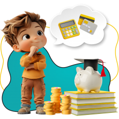 Финансовый интеллект вместе KIBERone - КИБЕРшкола программирования для детей, компьютерные курсы для школьников, начинающих и подростков - KIBERone г. Хомутово