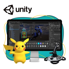 Мир игр на Unity 2D на популярном движке + AI-помощники - КИБЕРшкола программирования для детей, компьютерные курсы для школьников, начинающих и подростков - KIBERone г. Хомутово