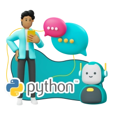 Умный чат-бот на Python на Telegram - КИБЕРшкола программирования для детей, компьютерные курсы для школьников, начинающих и подростков - KIBERone г. Хомутово
