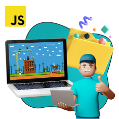 Программирование на JavaScript. Учимся создавать игры! - КИБЕРшкола программирования для детей, компьютерные курсы для школьников, начинающих и подростков - KIBERone г. Хомутово