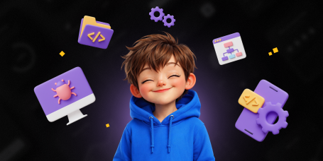 Идеальный сайт с нуля: код, дизайн и AI-помощник - КИБЕРшкола программирования для детей, компьютерные курсы для школьников, начинающих и подростков - KIBERone г. Хомутово